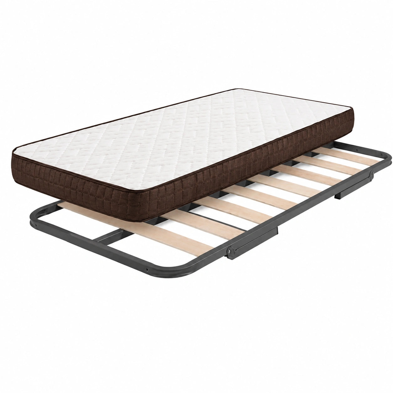 Base de Cama Nido con Ruedas y Colchón Viscobrown 80x180 cm