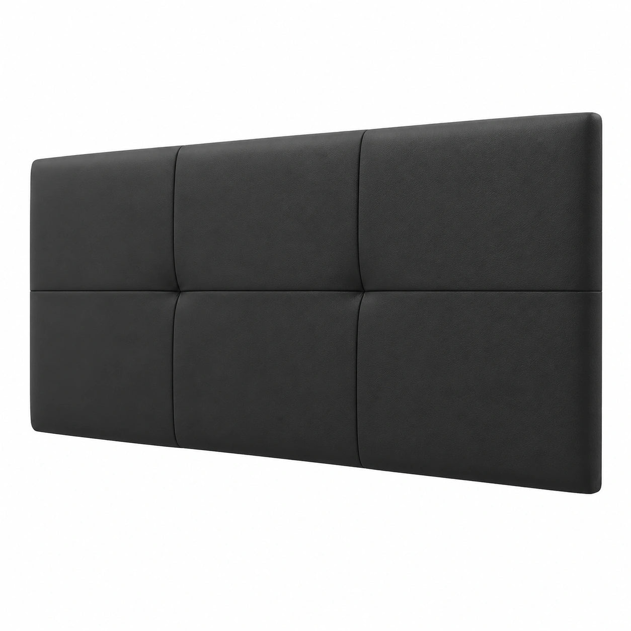 Cabecero de Cama en Polipiel Negro 160x50cm - Fácil Montaje y Limpieza, Varias Medidas y Colores