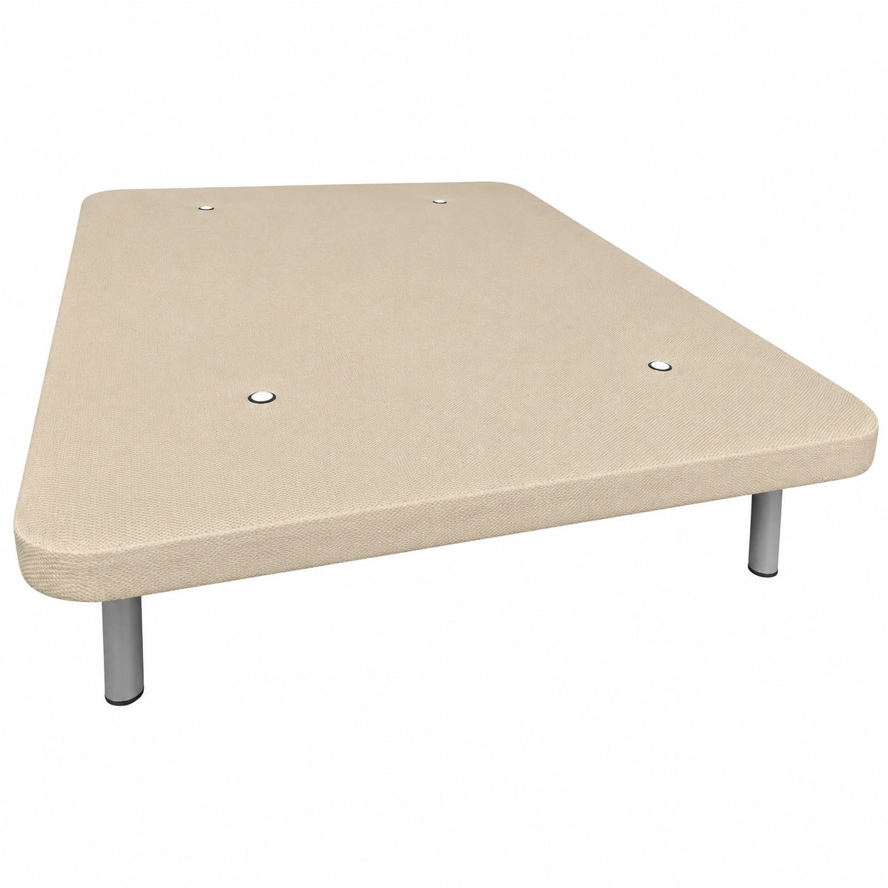 Base Tapizada Reforzada 3D con Alta Estabilidad, 105x190 cm, Beige