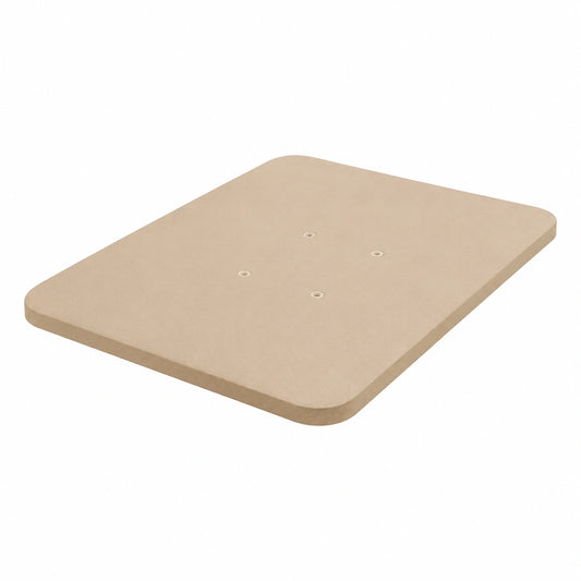 Base de Cama Reforzada 150x190 cm Beige con Tapizado 3D y 4 Válvulas de Ventilación