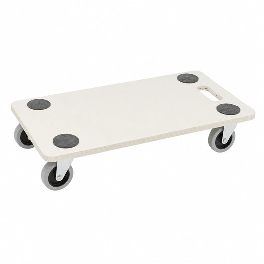 Carro de Transporte para Muebles 250 kg – Plataforma Antideslizante 29x58 cm – Ruedas Giratorias y Base Resistente