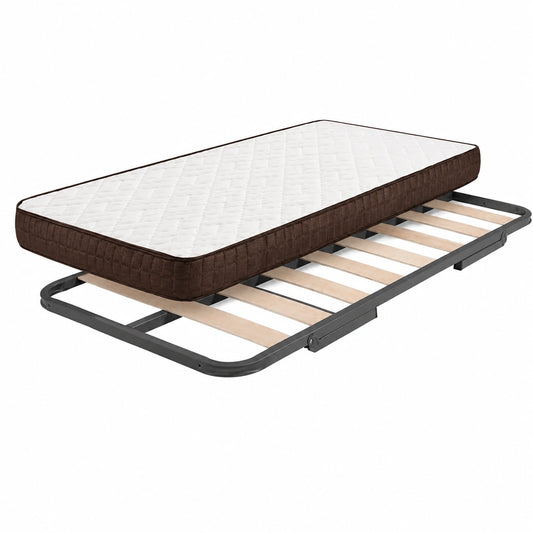 Base de Cama Nido con Ruedas y Colchón Viscobrown 80x180 cm