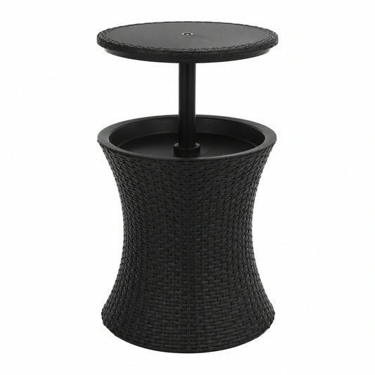 Mesa Nevera Pacific Rattan en Antracita para Jardín - Keter