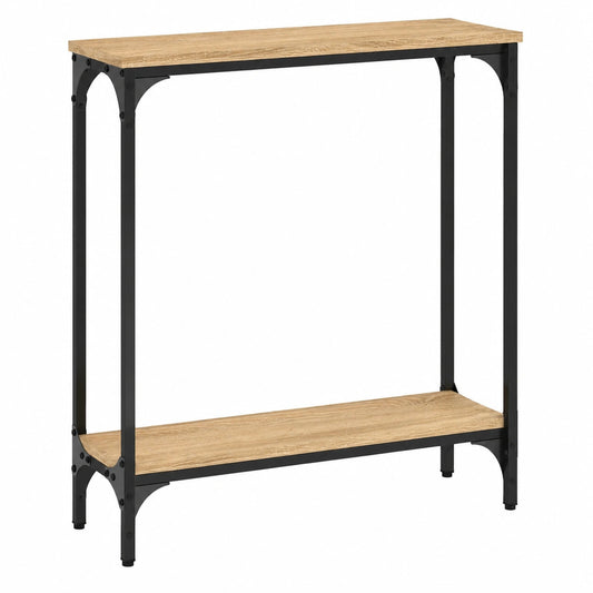Mesa Consola de Madera Roble Sonoma 75x22,5x75 cm