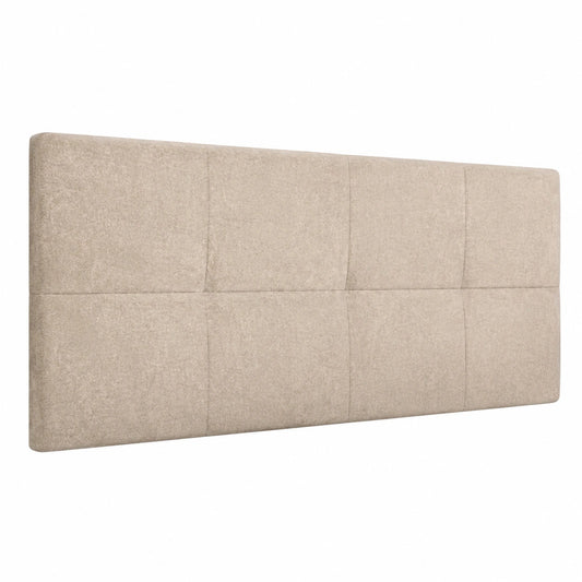 Cabecero de Cama Tapizado Antimanchas Málaga, Beige 200x210 cm